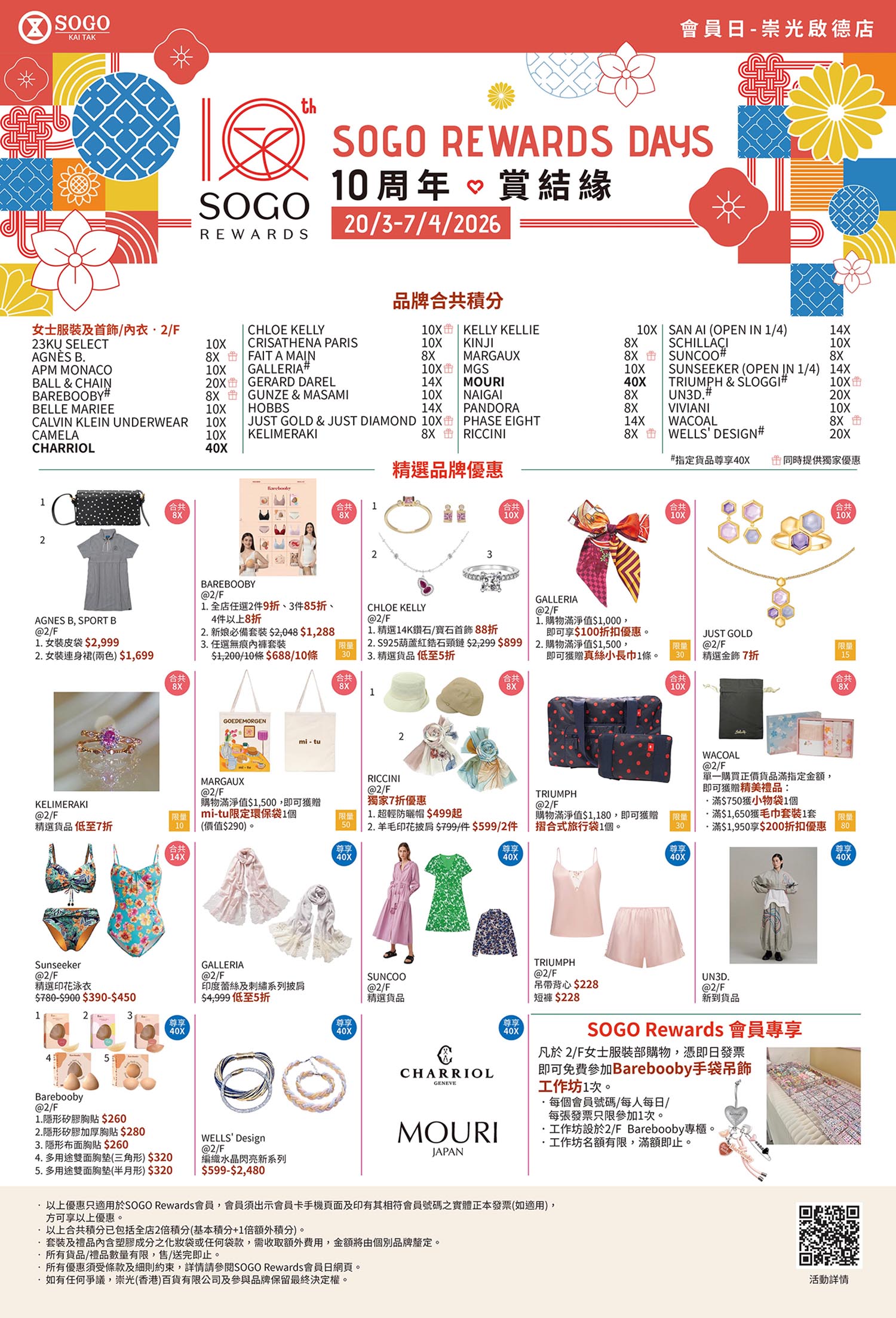 2/F 女士服裝及首飾