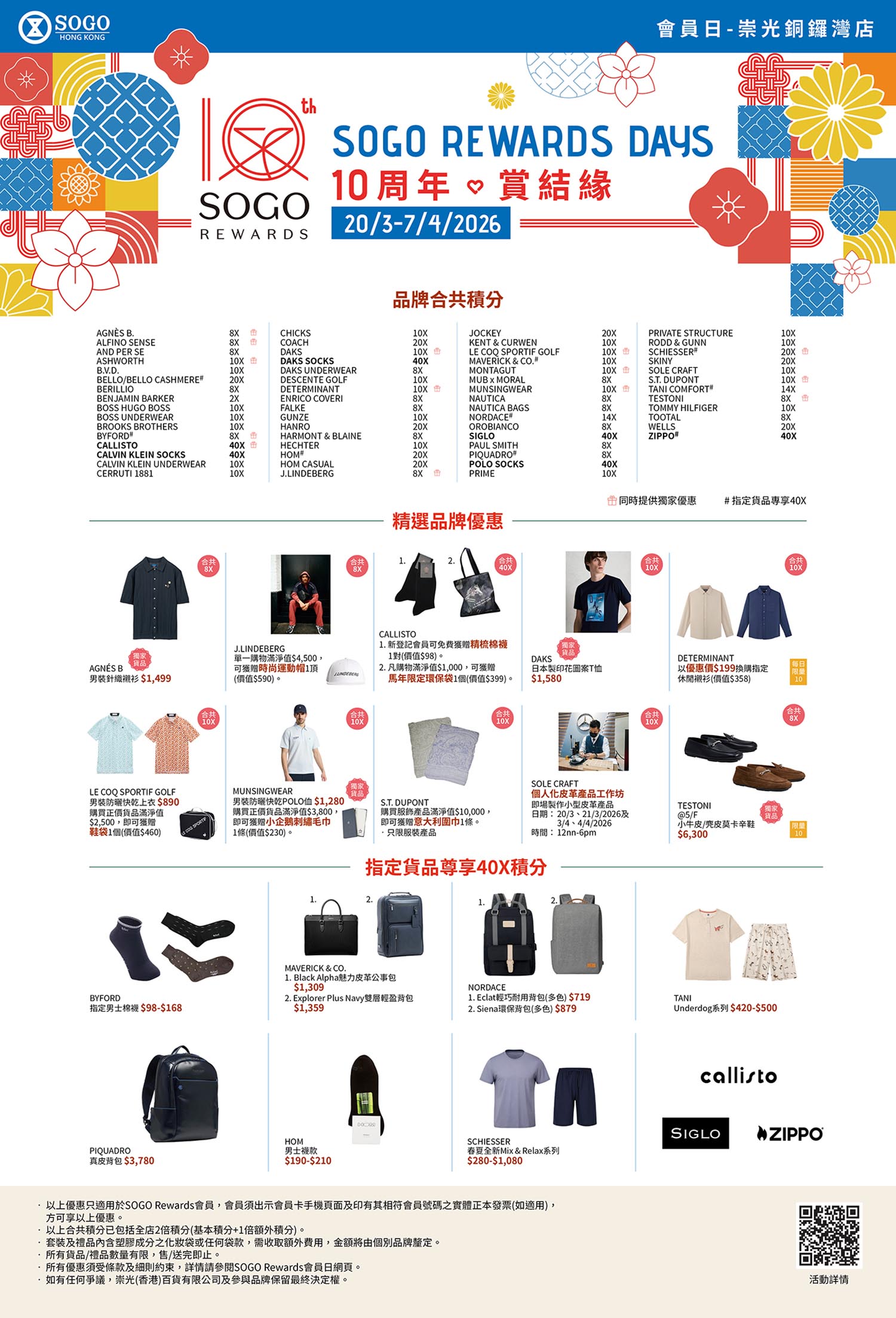 5/F 男士及高爾夫球服飾