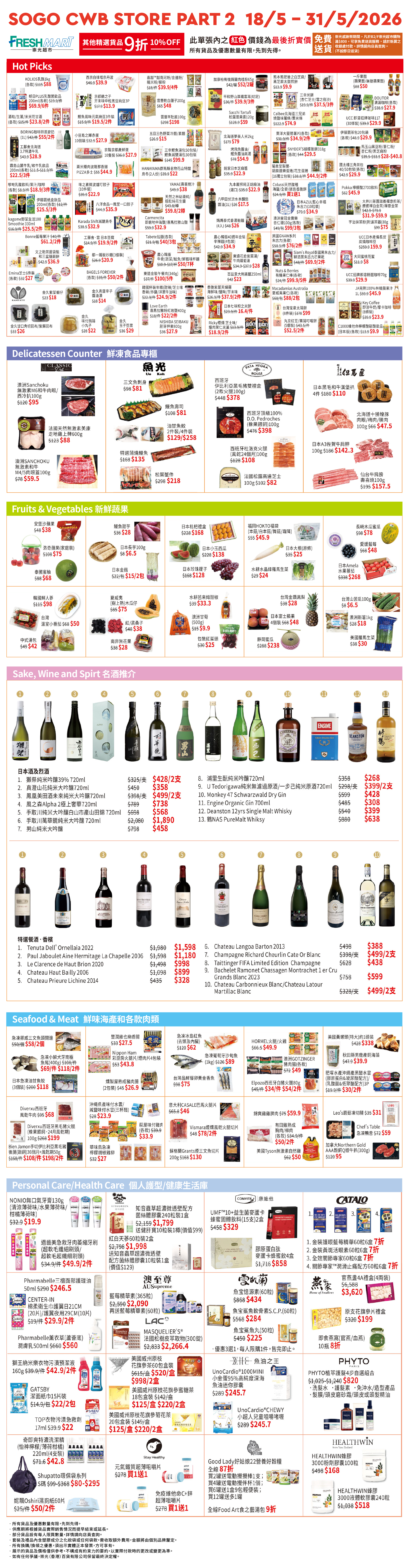 Part 2 - B2/F Freshmart ・ F&amp;B