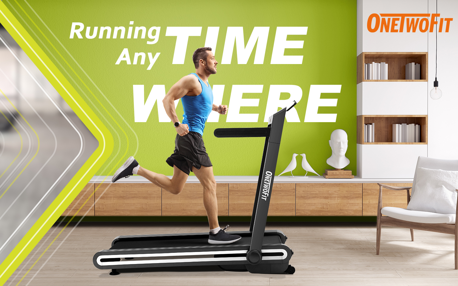 Onetwofit discount treadmill review