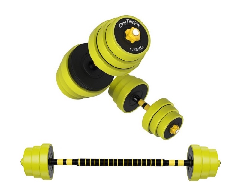 3-in-1 Adjustable Weight Dumbbell &amp; Barbell Set (OT0351-02)