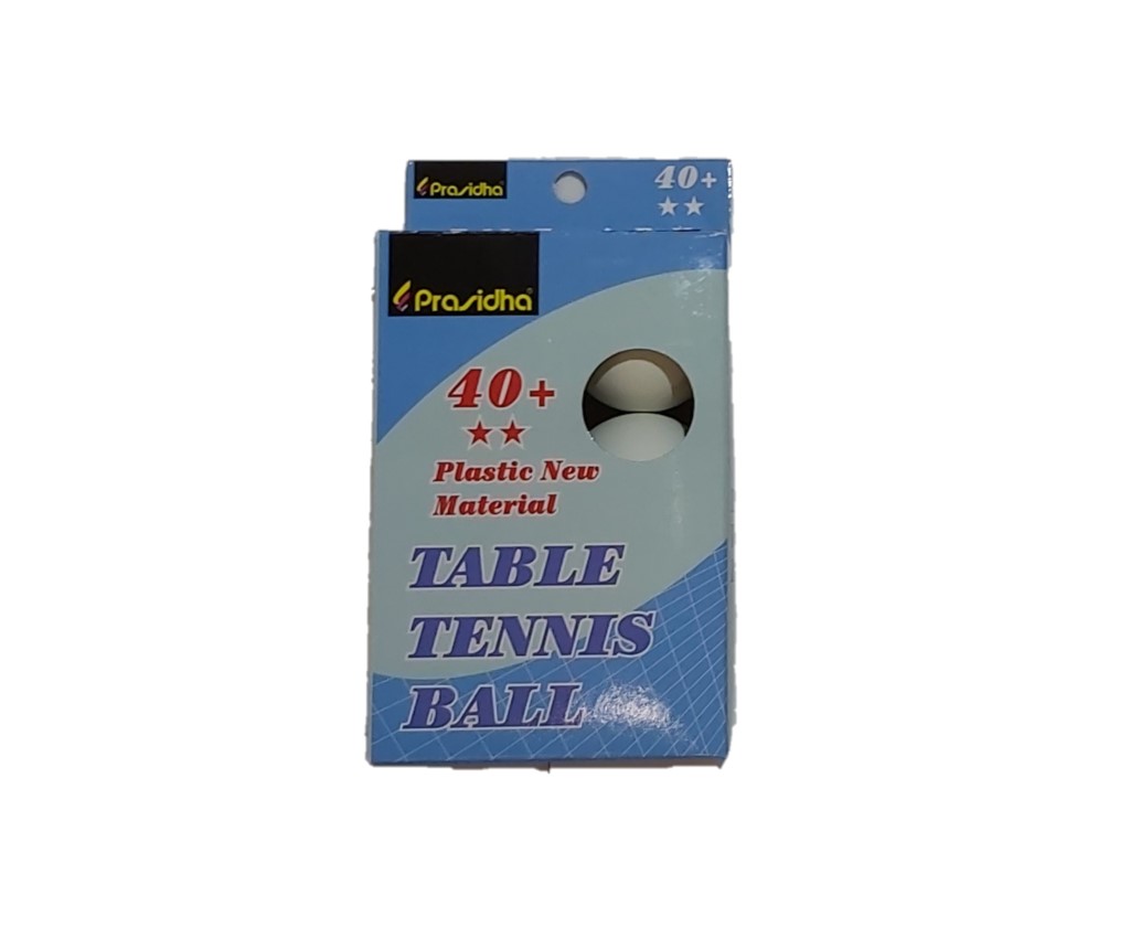 40+ 2-Star Table Tennis Balls (6pcs)
